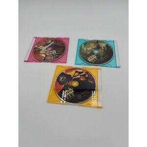 Star Wars DVD Lot Unisex OS Multicolor Good Revenge of the Sith Clone Wars